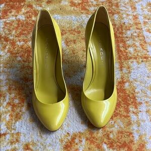 Casadei Women's Yellow Pumps